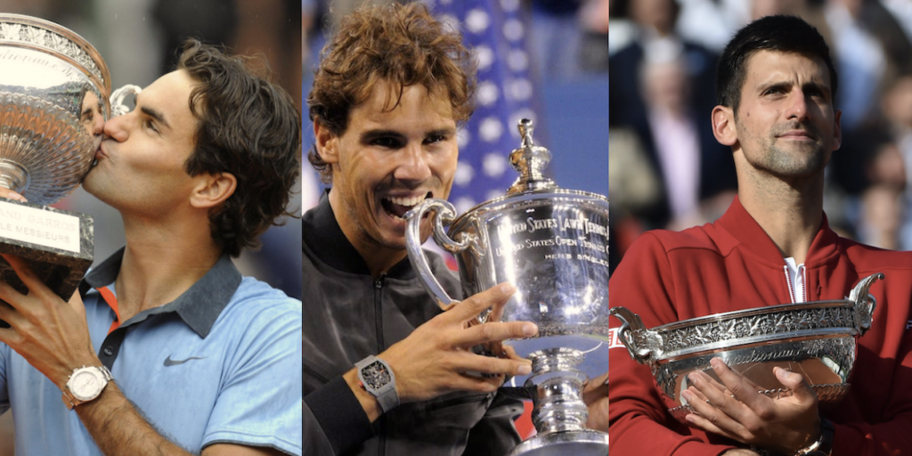 The Grand Slam How Federer Nadal And Djokovic Claimed Their Crowns