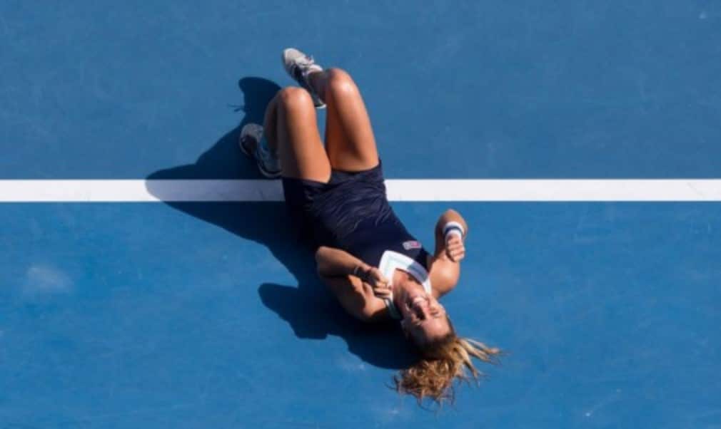 Dominika Cibulkova says she drew inspiration from Wimbledon champion Marion Bartoli as she claimed another scalp at the Australian Open to reach her first Grand Slam final