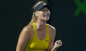 Maria Sharapova won the Mutua Madrid Open for the first time after battling back to beat Simona Halep 1-6 6-2 6-3 in the final