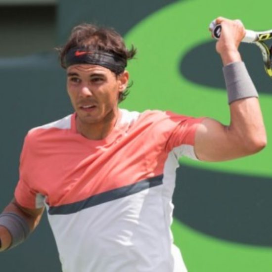 Rafael Nadal won the Mutua Madrid Open for a fourth time after holding off a strong challenge from Kei Nishikori