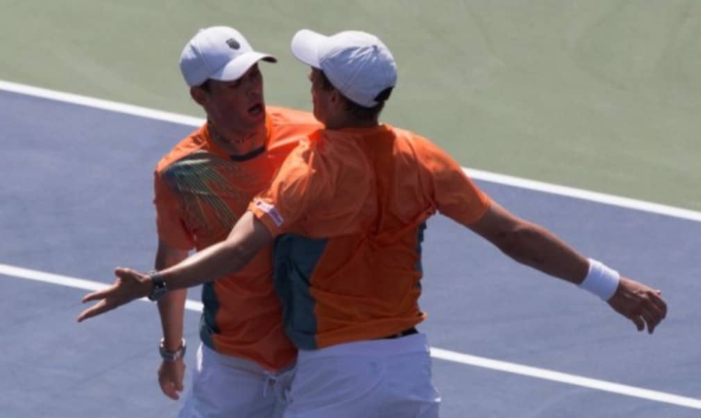 Bob and Mike Bryan claimed another milestone in their record-breaking doubles careers after they became the first players to win the Career Golden Masters