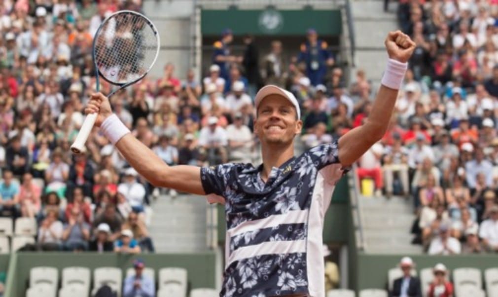 The eye-catching shirts worn by Tomas Berdych this year may have become a talking point