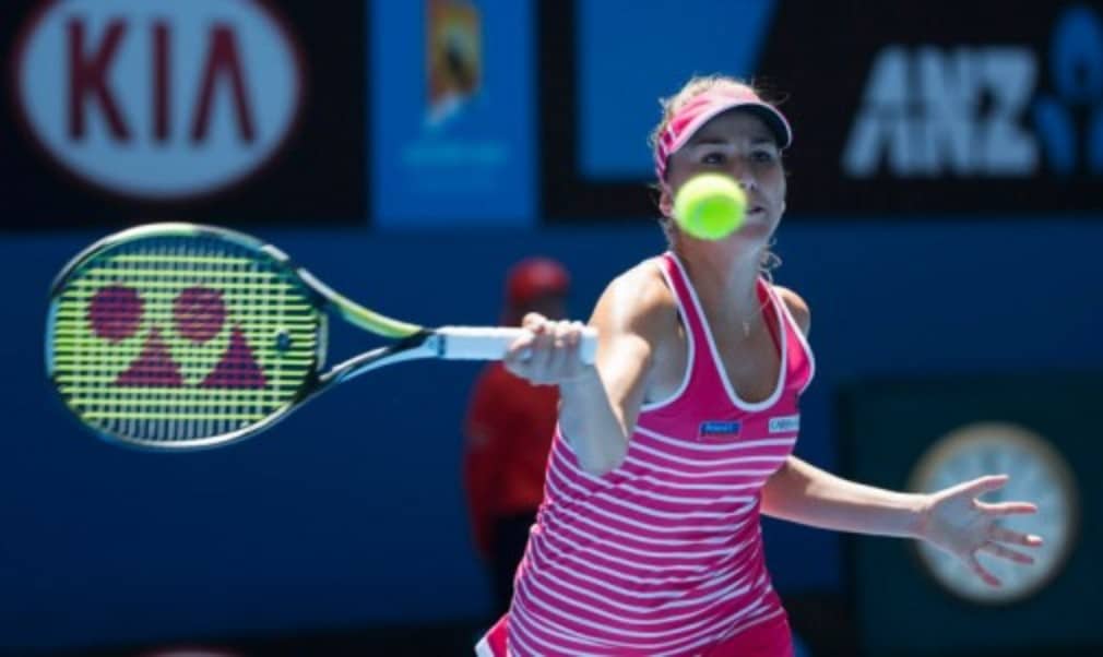 Belinda Bencic suffered a disappointing first-round defeat at the Australian Open as she lost in straight sets to Julia Goerges
