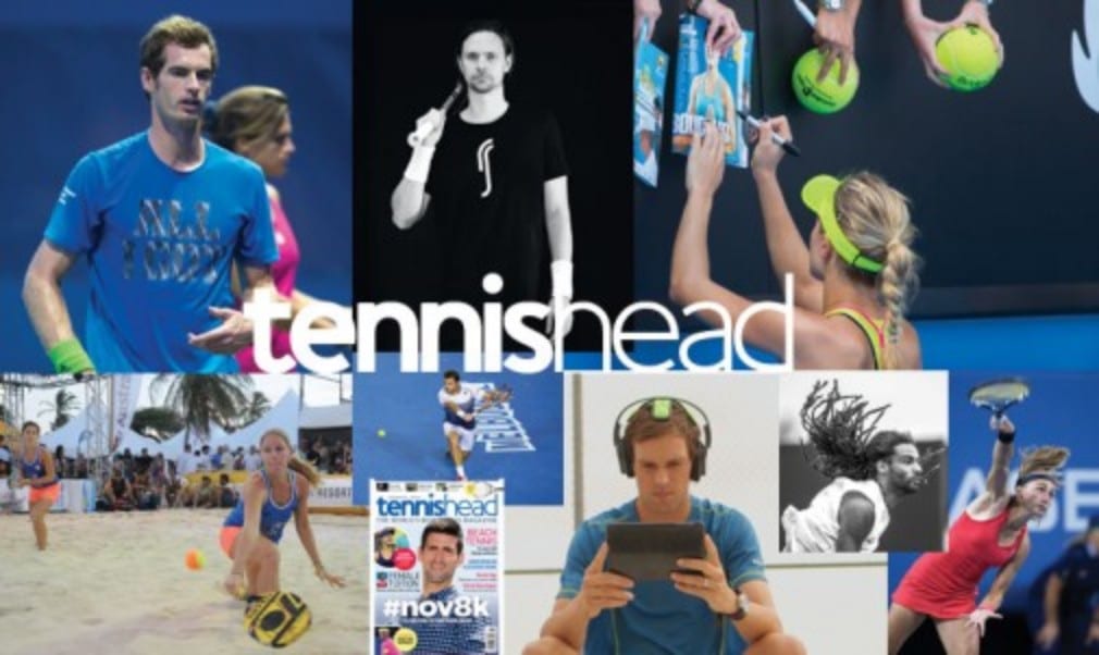 The new issue of tennishead is on sale now