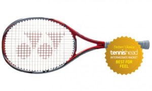 The Yonex VCORE Si 100 LG was voted best for feel by our testers in the 2015 intermediate racket reviews