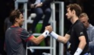 Andy Murray will take on Rafael Nadal on Wednesday after both players won their opening round-robin matches at the Barclays ATP World Tour Finals on Monday