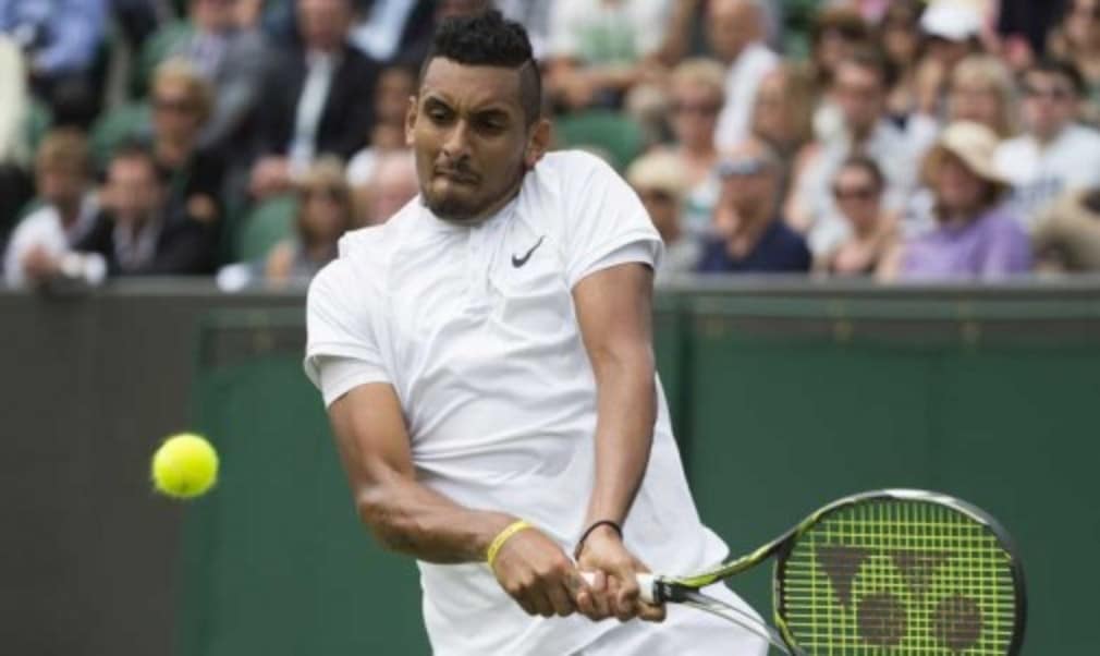 Nick Kyrgios is hoping to pull off another Centre Court upset when he takes on Andy Murray at Wimbledon on Monday