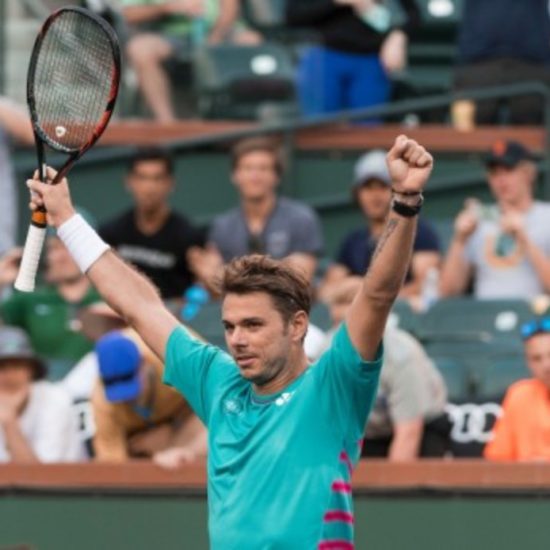 Stan Wawrinka is happy with his performance so far at the BNP Paribas Open after reaching the fourth round with victory over Philipp Kohlschreiber