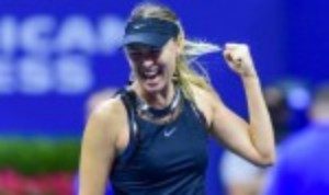 Maria Sharapova returned to the Grand Slam arena after a 19-month absence and scored an impressive 6-4 4-6 6-3 victory over Simona Halep