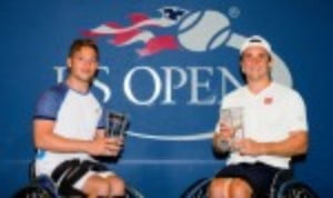 Gordon Reid and Alfie Hewett are the 2017 US Open men's Wheelchair Doubles champions after defeating No.1 seeds Stephane Houdet and Nicolas Peifer 7-5 6-4