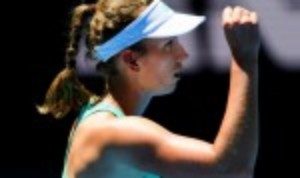 Elise Mertens is enjoying a debut to remember at the Australian Open