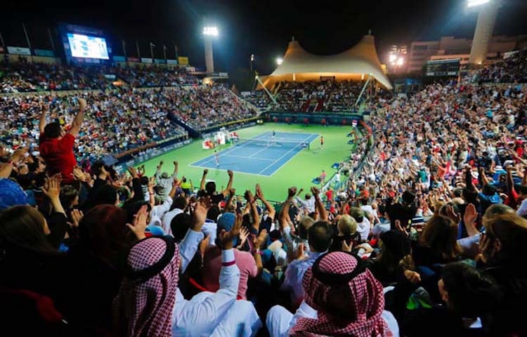 Dubai Tennis Champs on X: Full house view 🤩 #DDFTennis #ATP @atptour   / X