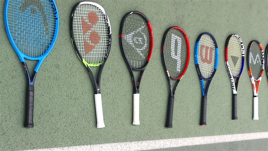 Tennis Racket Comparison Chart