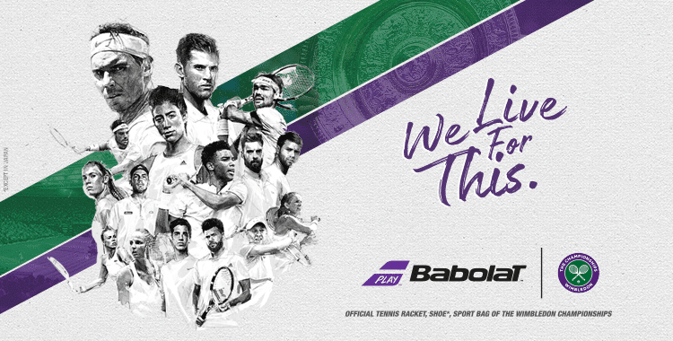 Wimbledon competition Win the Babolat official racket shoe and