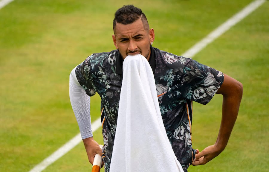 Nick Kyrgios Queens Club grass