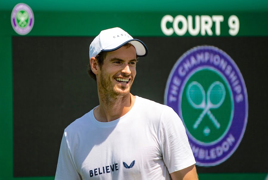 Andy Murray Wimbledon 2019 smiling