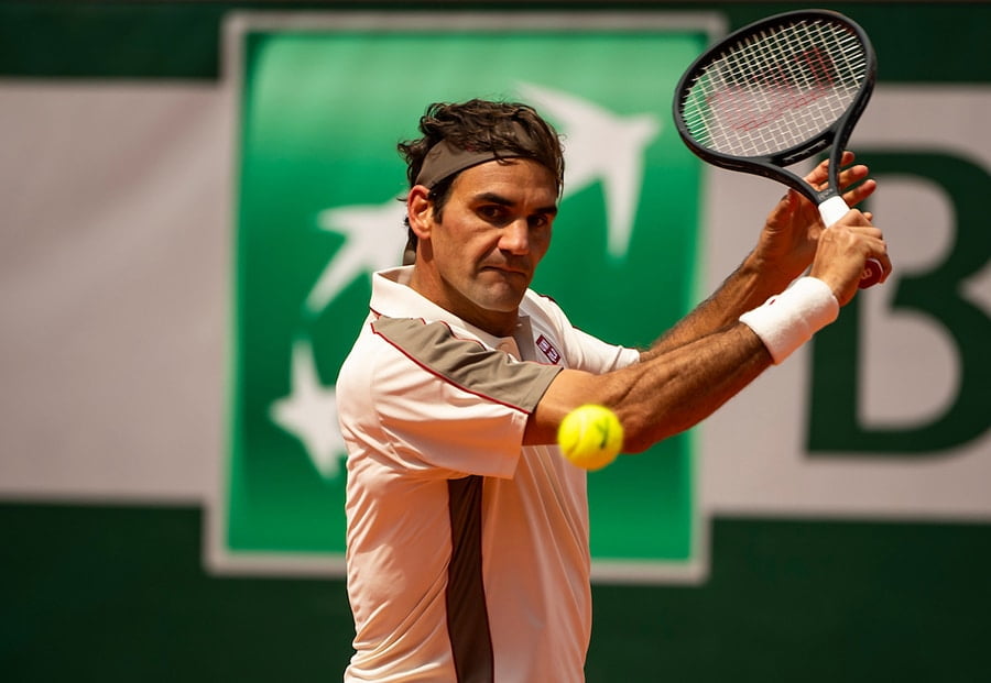 Roger Federer backhand