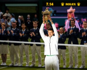 Novak Djokovic Wimbledon champion 2019