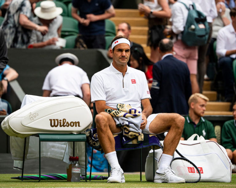 Roger federer store shoes wimbledon 2019