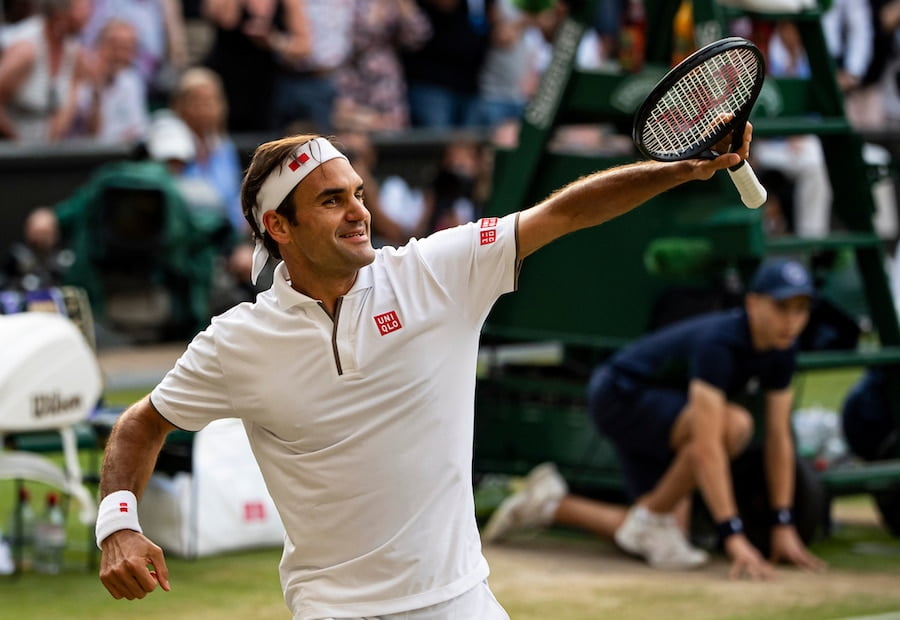 Roger Federer Wimbledon 101 wins