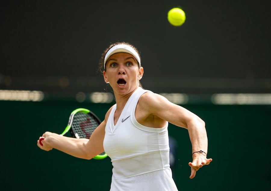 Simona Halep Wimbledon 2019 forehand