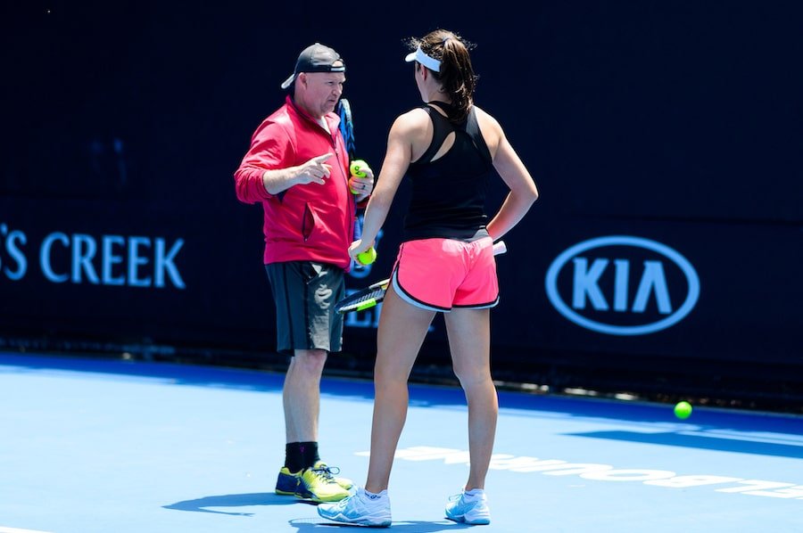 Konta tennis coach