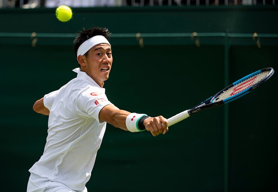 Kei Nishikori backhand