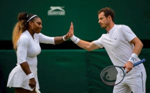 Andy Murray Serena Williams Wimbledon mixed doubles 2019