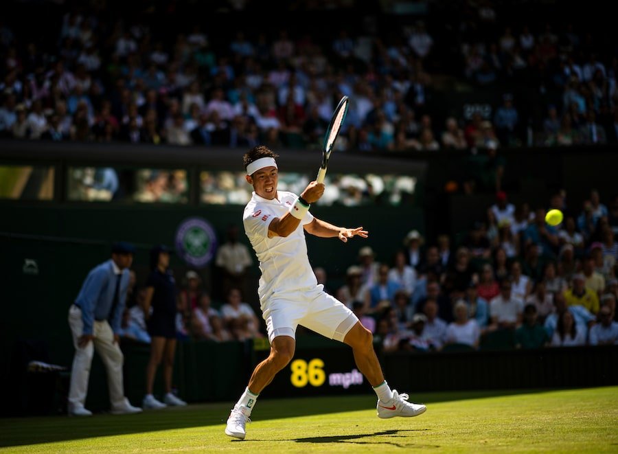 Kei Nishikori Wimbledon 2019