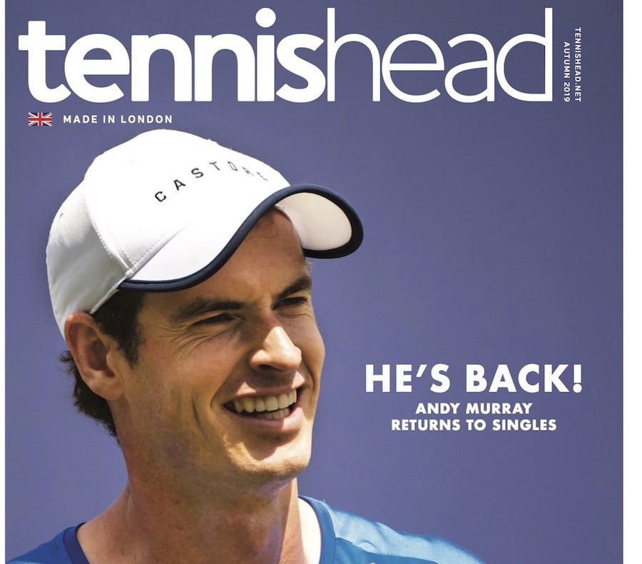 tennishead August 2019 front cover