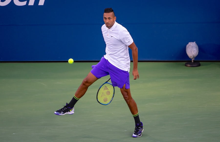 Nick Kyrgios US Open 2019 tweener