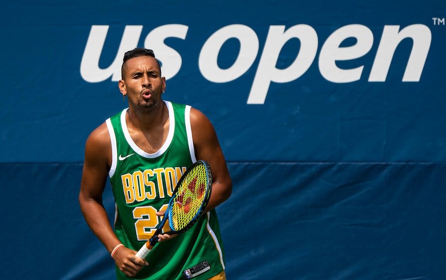 Nick Kyrgios jokes at US open 2019