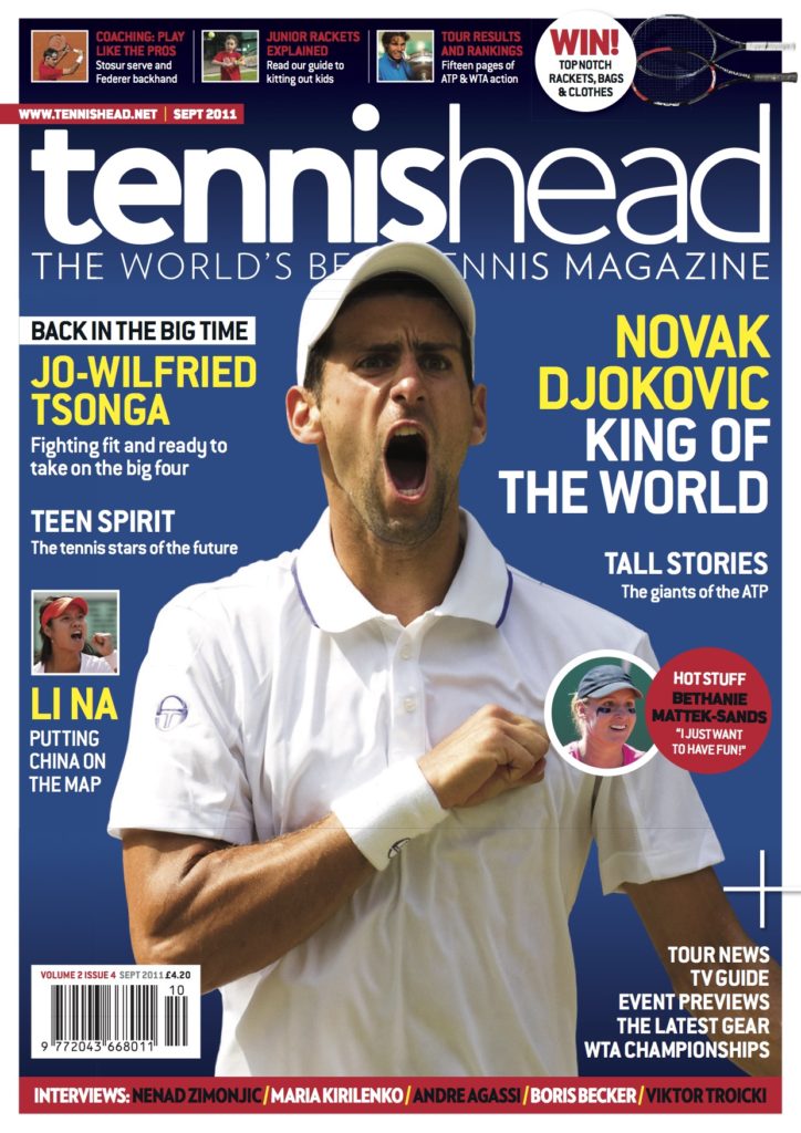 Tennishead, the world's best tennis magazine since 2010