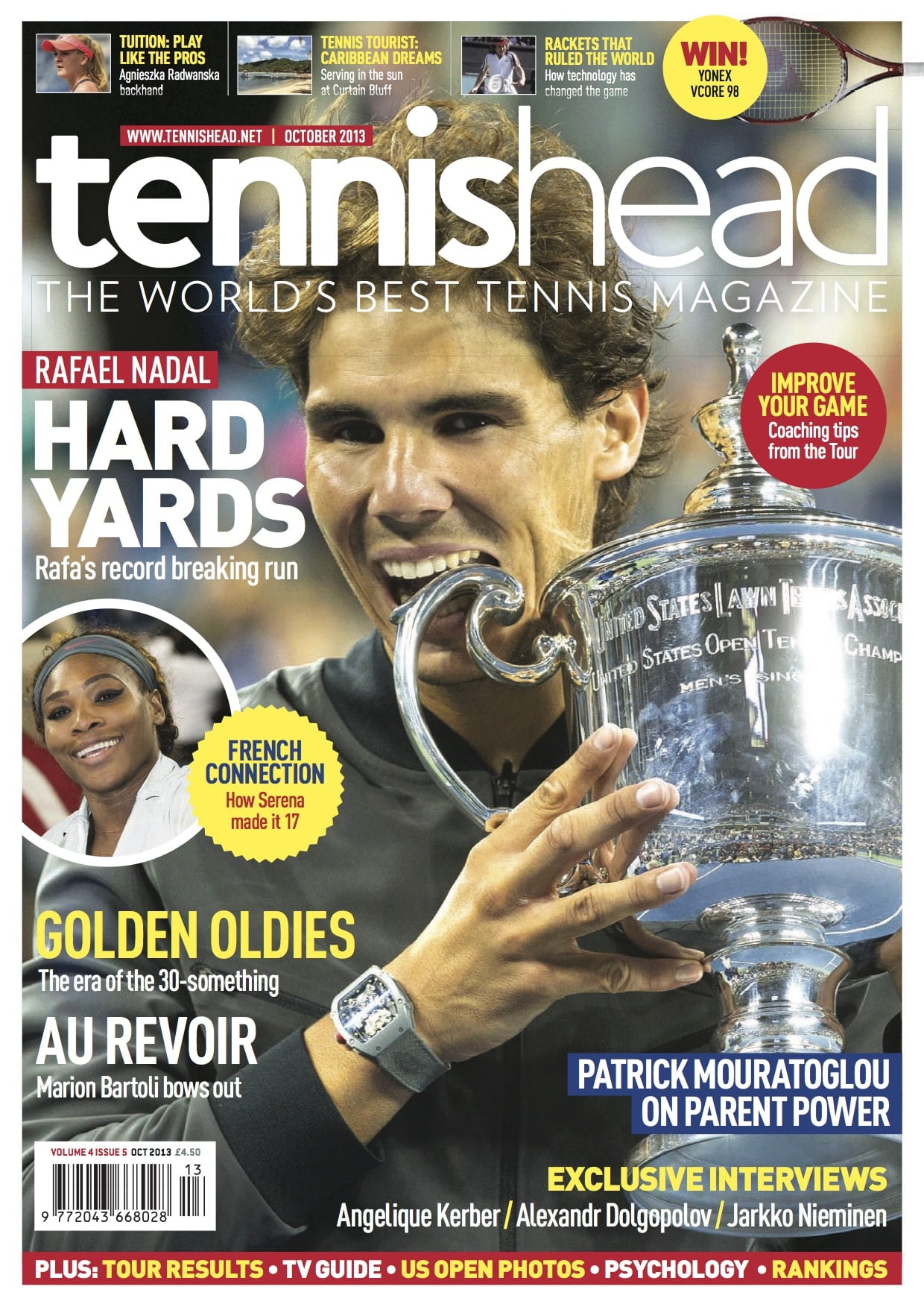 Tennishead, the world's best tennis magazine since 2010