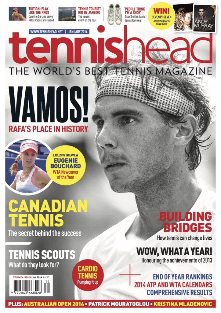 Tennishead, the world's best tennis magazine since 2010