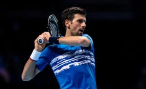 Novak Djokovic backhand ATP Finals
