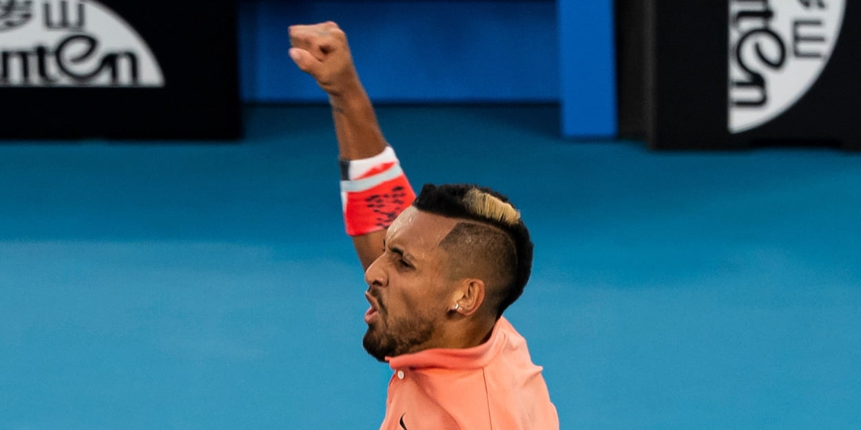 Nick Kyrgios at the 2020 Australian Open