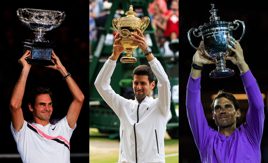Roger Federer Novak Djokovic Rafa Nadal
