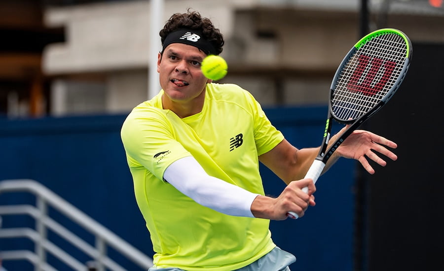 Milos Raonic at Australian Open