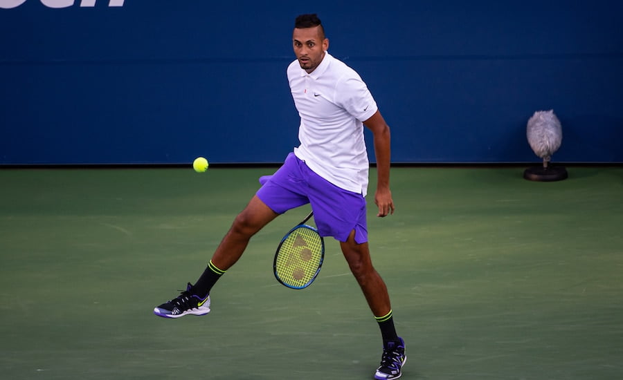 Nick Kyrgios tweener US Open 2019