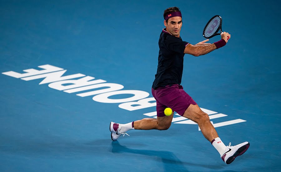 Federer`s backhand