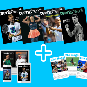 Tennishead 2 year subscription print package