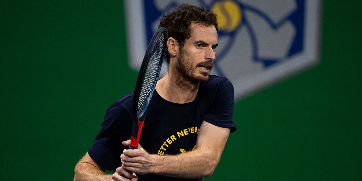 Andy Murray practice