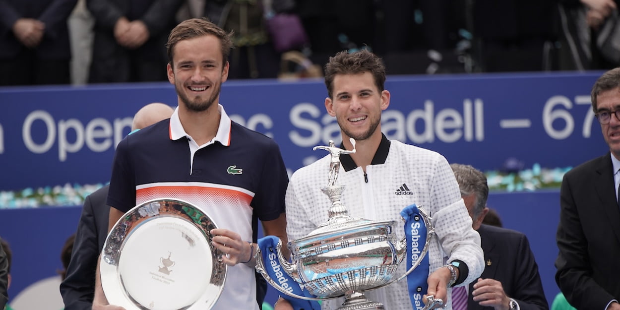 Dominic Thiem and Daniil Medvedev Barcelona Open 2019