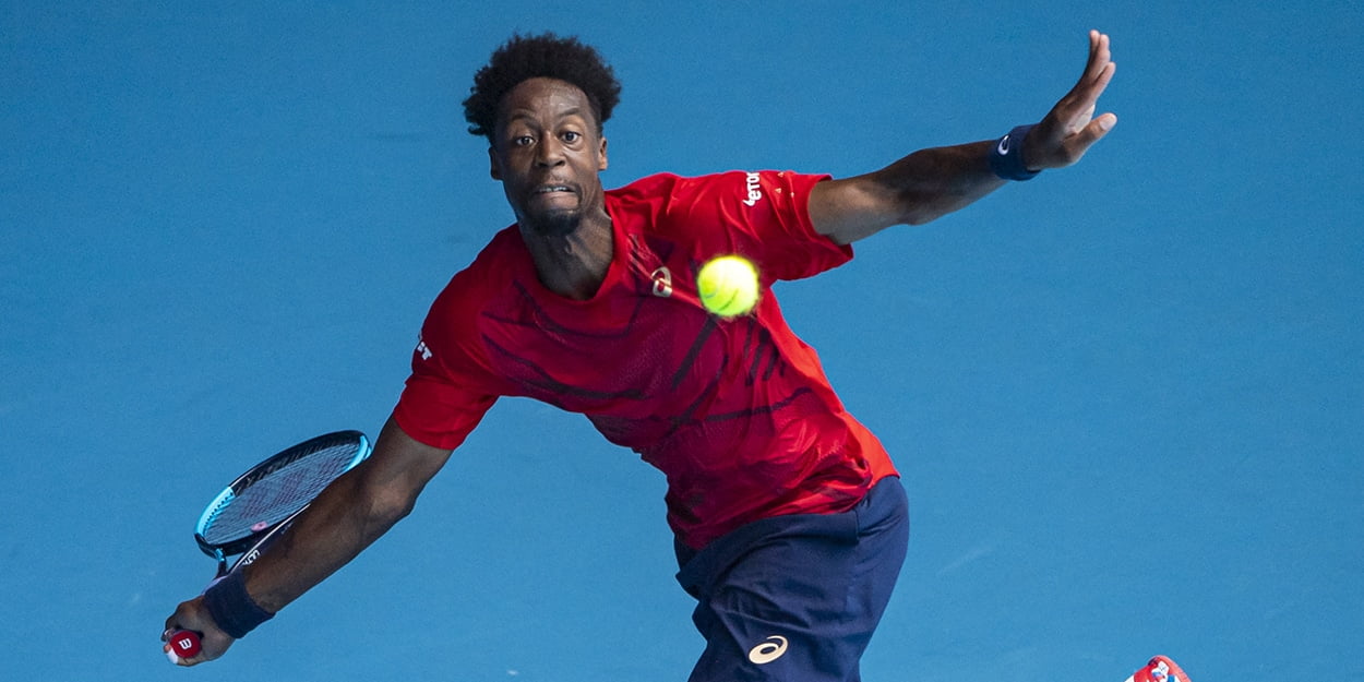 Gael Monfils in action