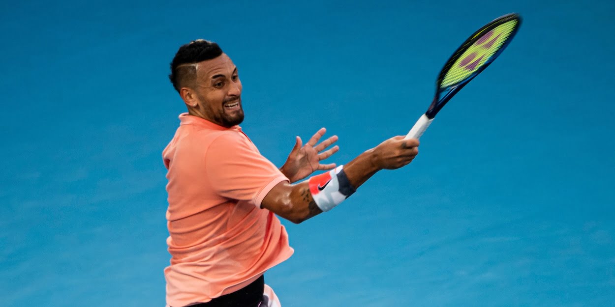 Nick Kyrgios at the 2020 Australian Open