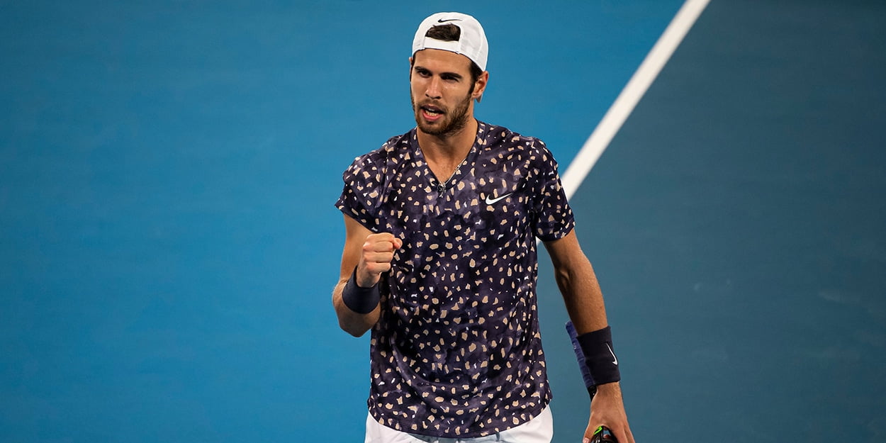 Karen Khachanov at Australian Open