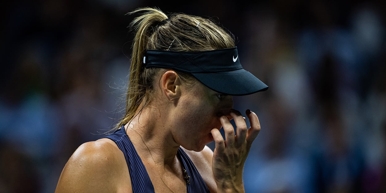 Maria Sharapova emotional