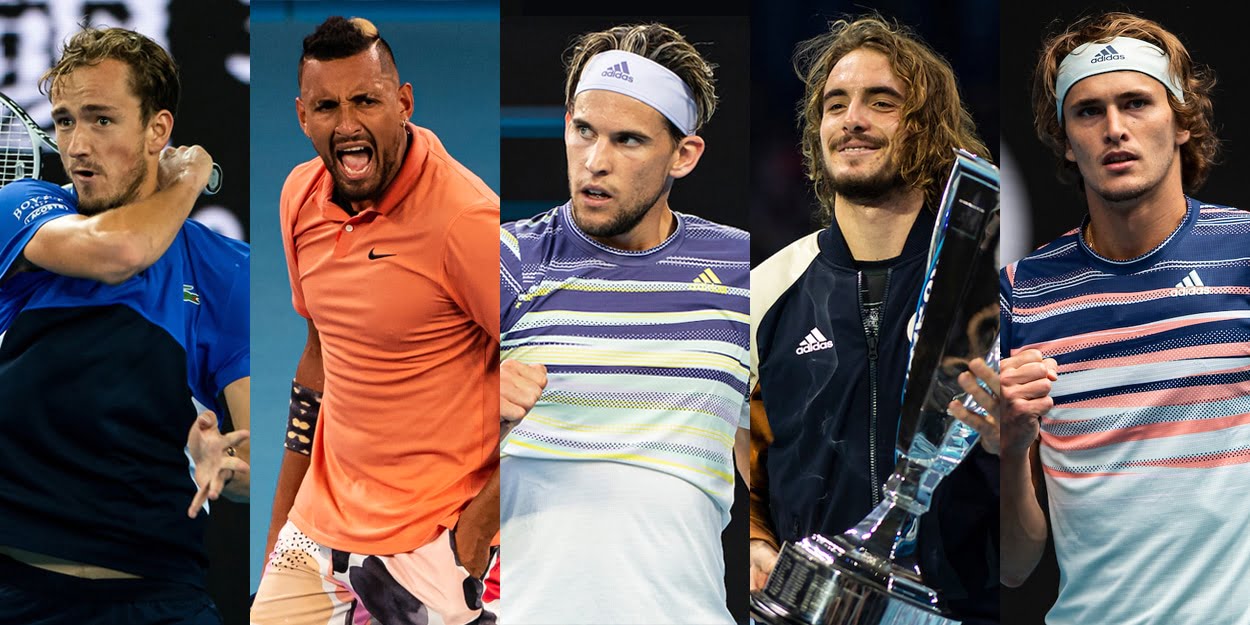 Medvedev Kyrgios Thiem Tsitsipas Zverev possible Rafael Nadal rivals