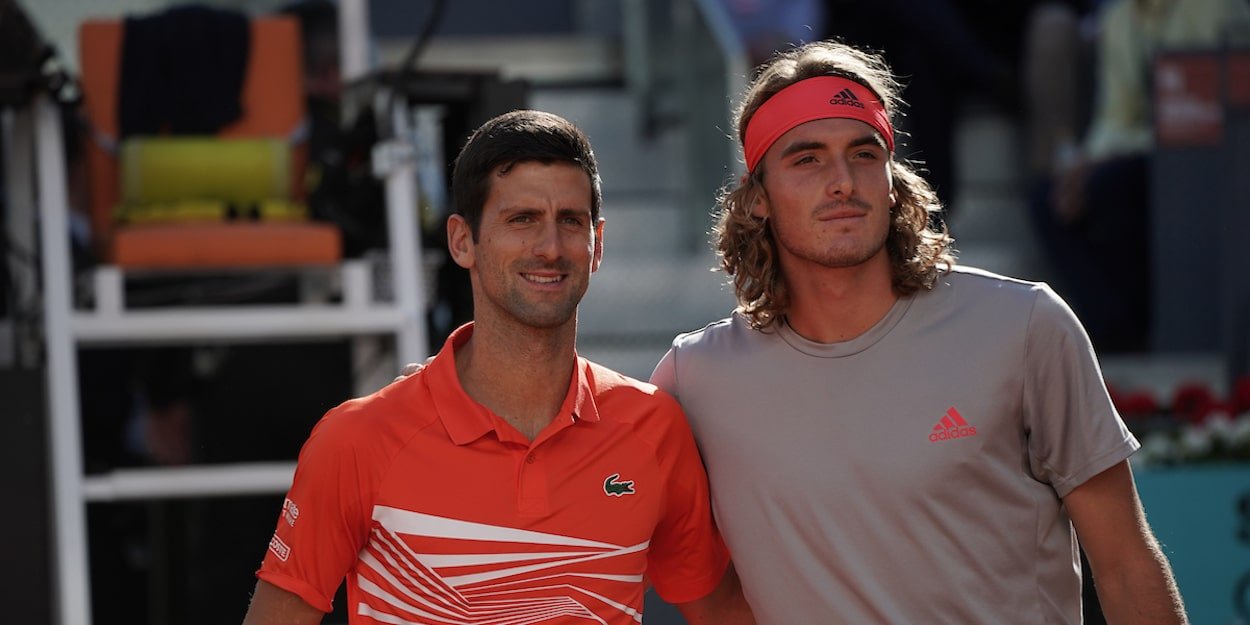 Novak Djokovic Stefanos Tsitsipas Madrid Open 2019 final